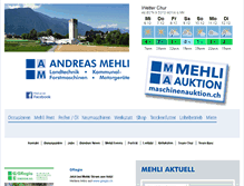 Tablet Screenshot of andreasmehli.ch